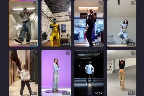 AI Dance Generator dance templates feature